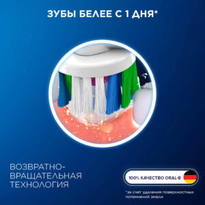 Oral-b braun pro 3d white 4 шт. Насадки для электрических зубных щеток eb18rx-4 Oral-b braun pro 3d white 4 шт. Насадки для электрических зубных щеток eb18rx-4