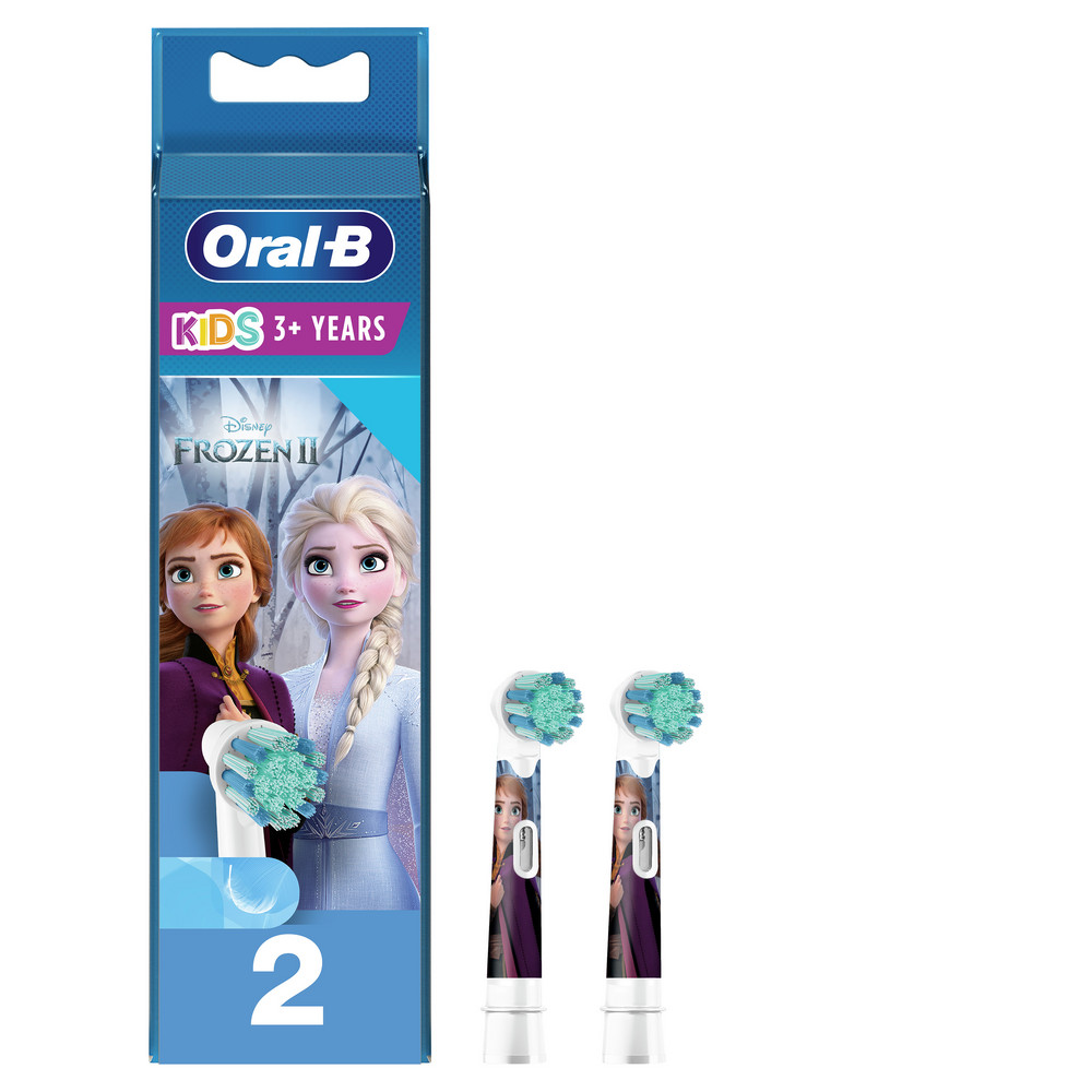 344a25bc-da8c-409c-98c4-f94a88f7c45f Oral-B Braun Stages Kids Холодное Сердце / Frozen 2 шт. Насадки детские для электрических зубных щеток EB10S-2 — изображение 1