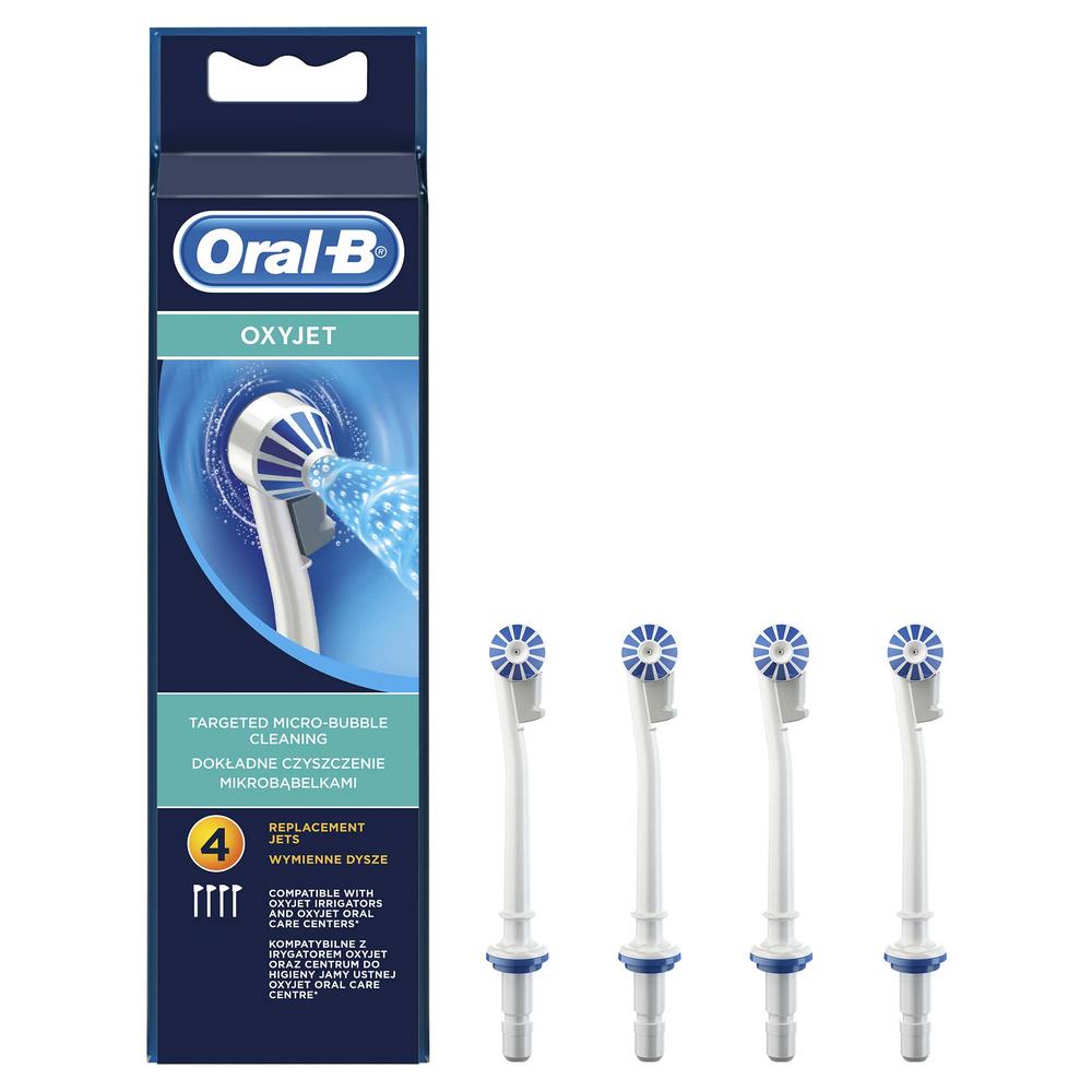 6d22e73c-7752-442d-aadf-2644a160d539 Oral-B Braun OXYJET 4 шт. Насадки для ирригаторов ED17-4 — изображение 1