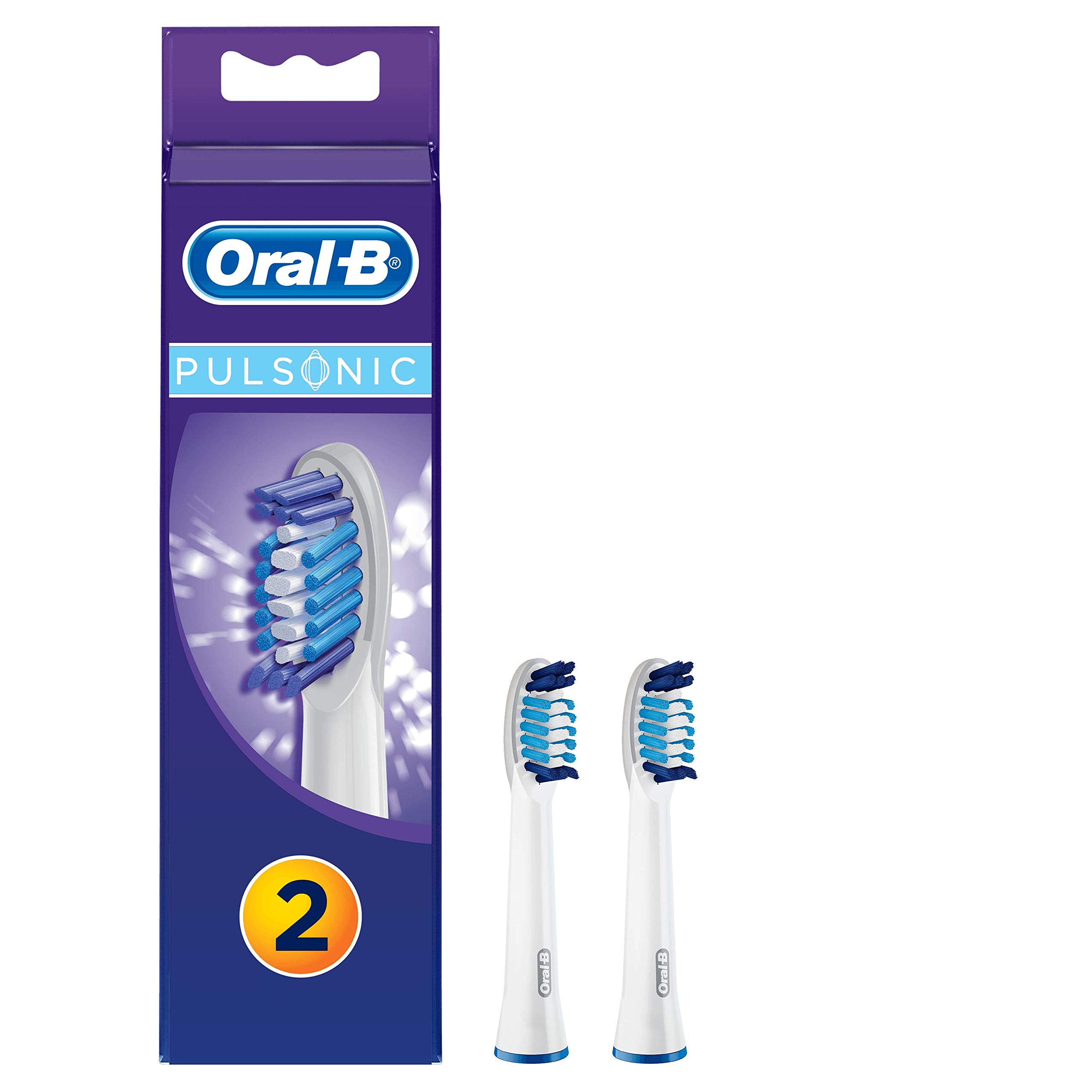 Version 1.0.0 Oral-B Braun Pulsonic 2 шт. Насадки для звуковых электрических зубных щеток SR32-2 — изображение 1