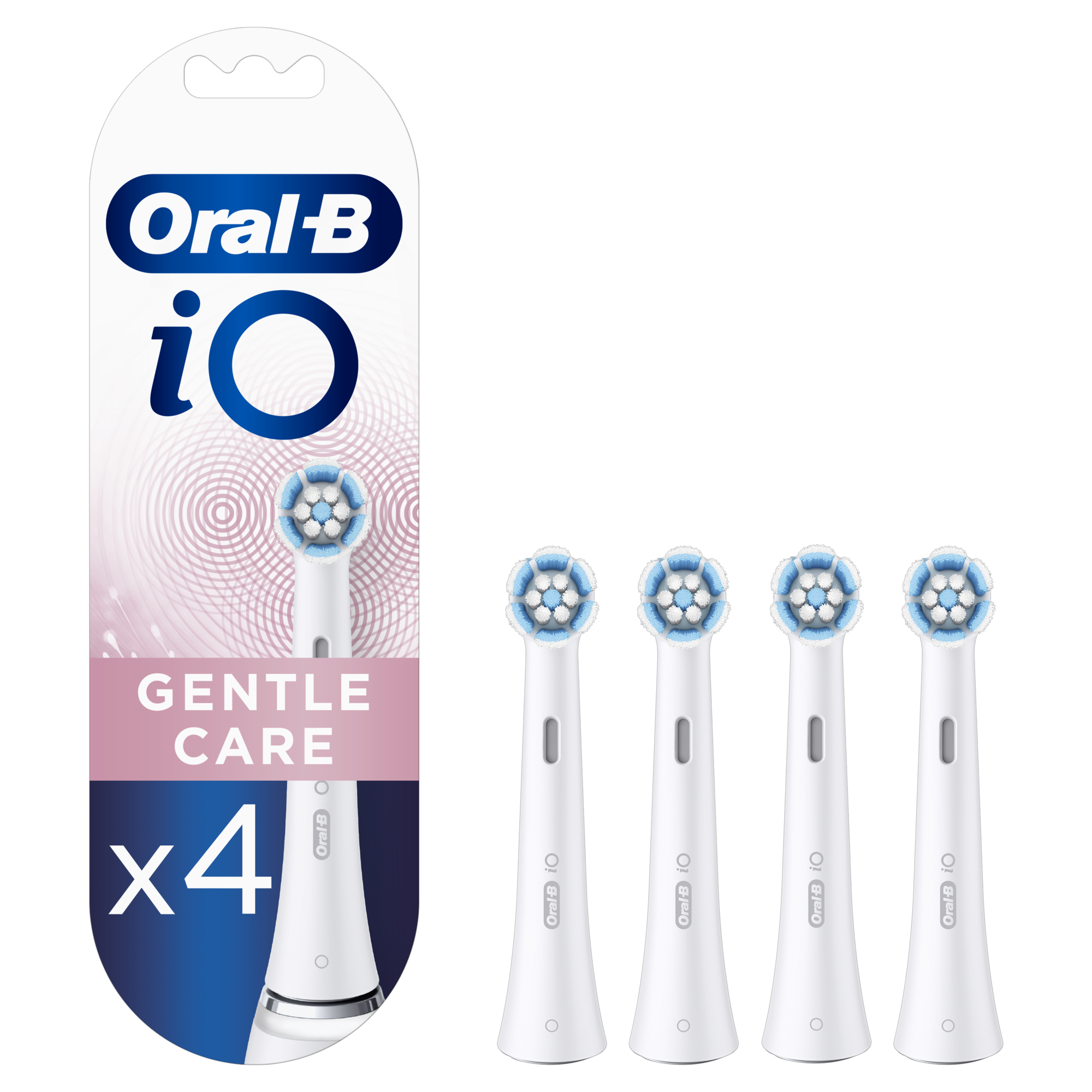 877afa8b21c0b01832c6f6166318d177 Oral-B Braun iO Series Gentle Care 4 шт. Насадки для электрических зубных щеток — изображение 1