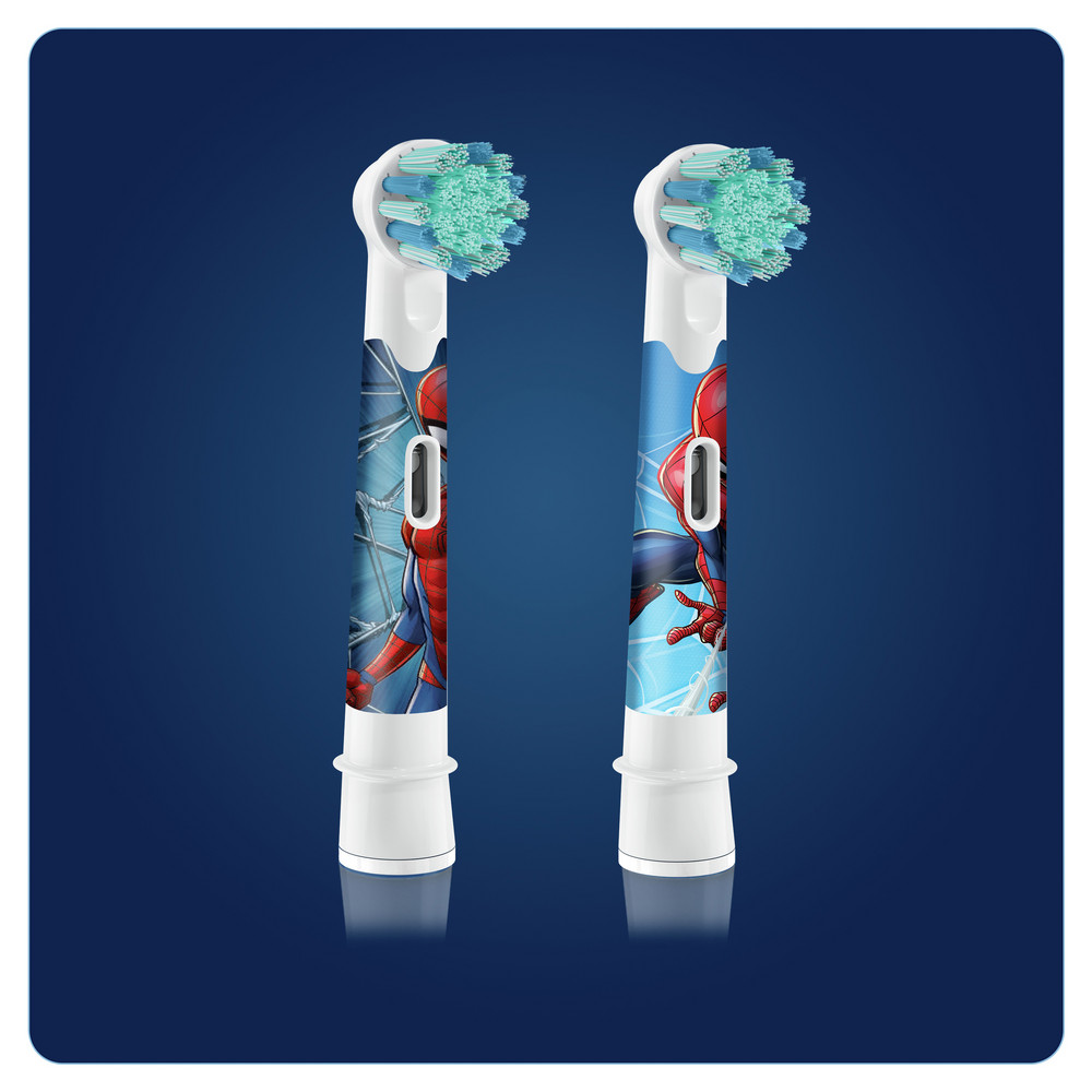9f812852-e20a-42e1-8416-10c86363d715 Oral-B Braun Stages Kids Человек-Паук / Spider-Man 1 шт. Насадка детская для электрических зубных щеток EB10S — изображение 1