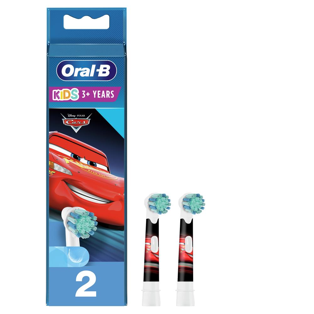 eea846eb-2879-4d11-9fa1-d089ece216c2 Oral-B Braun Stages Kids Тачки / Cars 2 шт. Насадки детские для электрических зубных щеток EB10S-2 — изображение 1