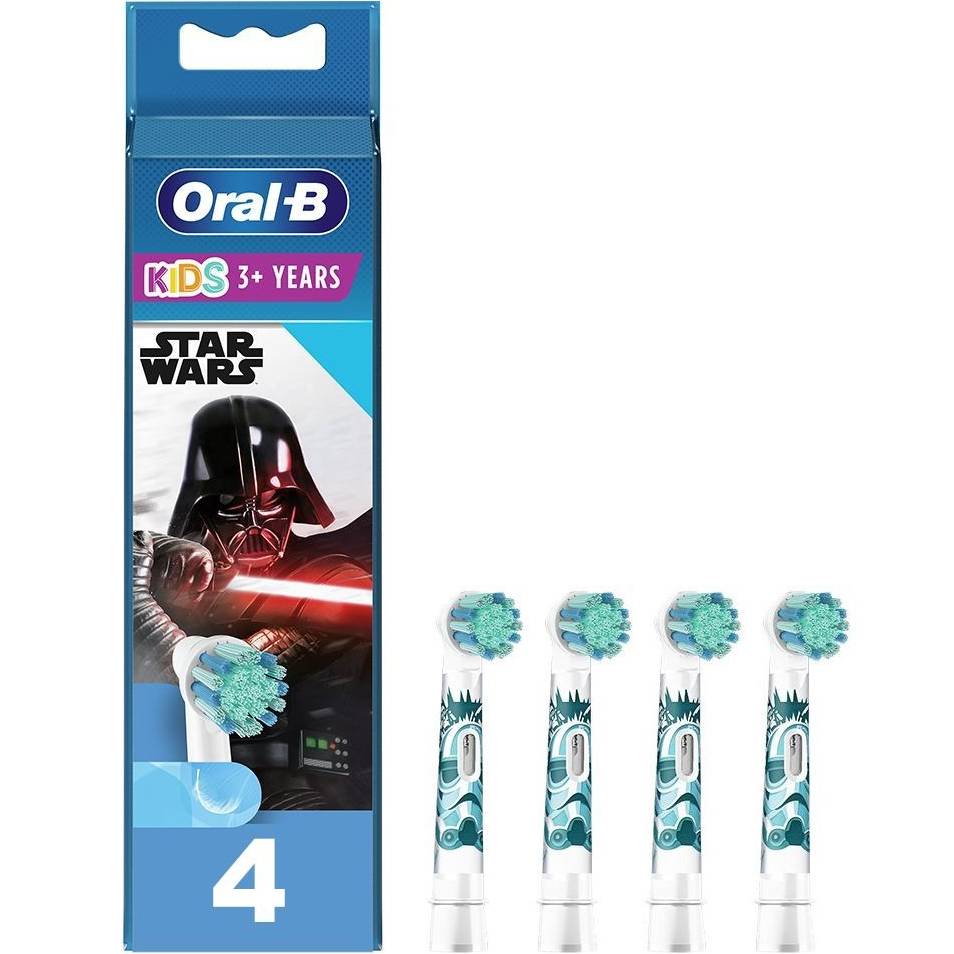 img_0_86_651_0_1_637792263712523940 Oral-B Braun Stages Kids Звездные Войны / Star Wars 4 шт. Насадки детские для электрических зубных щеток EB10S-4 — изображение 1