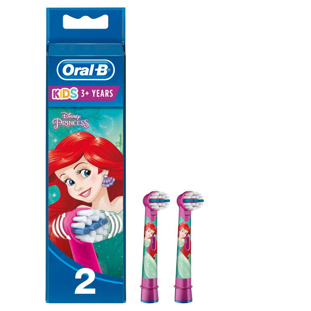 kidseb10-3-1000x1000-1 Oral-B Braun Stages Kids Принцесса / Princess 2 шт. Насадки детские для электрических зубных щеток EB10-2 — изображение 1