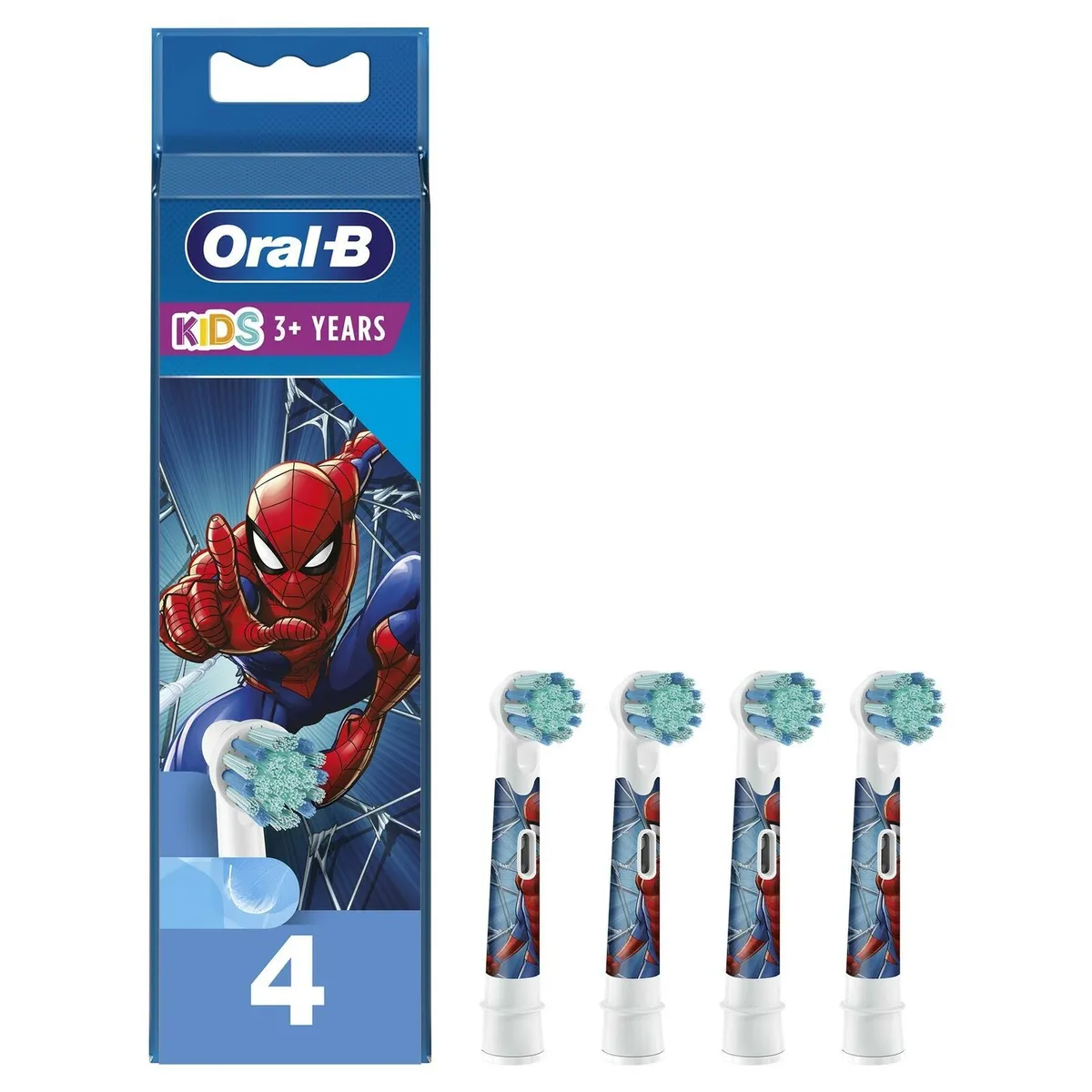 s-l1200 Oral-B Braun Stages Kids Человек-Паук / Spider-Man 4 шт. Насадки детские для электрических зубных щеток EB10S-4 — изображение 1
